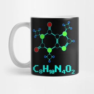 Caffeine Molecule C8H10N4O2 Mug